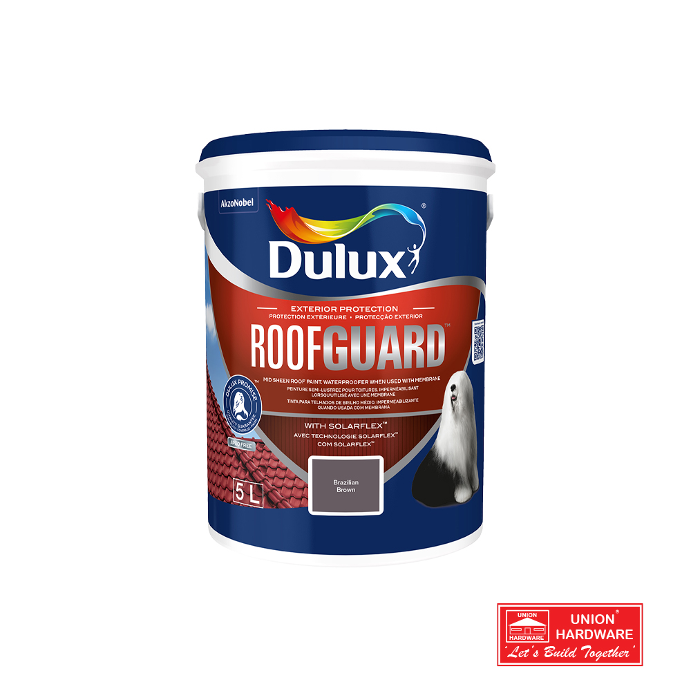 DULUX ROOFGUARD BRAZILIAN BROWN 5L