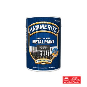 DULUX HAMMERITE HAMMERED BLACK 5L