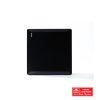 1G 2W PLATE SWITCH BLACK