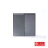 2G 1W PLATE SWITCH SILVER