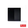 2G 2W PLATE SWITCH BLACK
