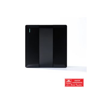 3G 2WB PLATE SWITCH BLACK