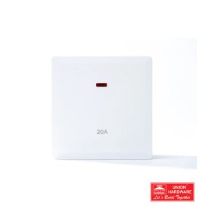 20A SWITCH WITH NEON WHITE