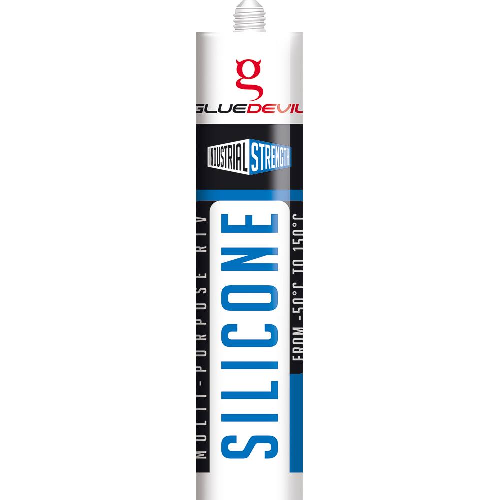 GLUE DEVIL SILICON BLACK INDUSTRIAL 260M