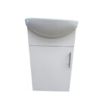VANITY BASIN CI WHITE 460MM 1 DOOR