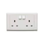 SWITCH DOUBLE SOCKET -13A - MK