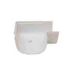 GUTTER PVC D-SHAPE SQUARE CORNER