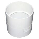 GUTTER PVC ROUND D-PIPE CONNECTOR