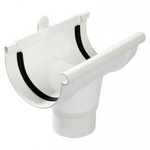 GUTTER PVC ROUND OUTLET