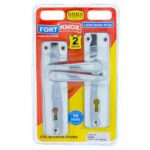 FORT KNOX LOCKSET 2 LEVER HANDLE CHROME