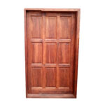 BALZER TEAK 9 PANEL PIVOT DOOR