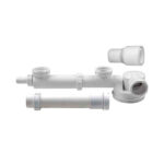 WIRQUIN ESPACE DOUBLE SINK TRAP AND EXTE