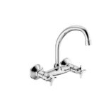 NON FERROUS 15MM SINK MIXER WALL TAP 2 HOLE
