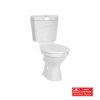 MANHATTAN PAN AND CISTERN TOP FLUSH WHITE SET