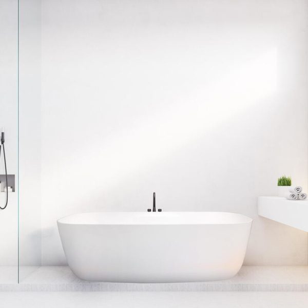 DADO DANTE BATH TUB IOF POLISHED WHITE