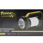 FORGE LED RECHARGEABLE TORCH LIT 7W +15W