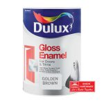 DULUX GLOSS GOLDEN BROWN - 5LT