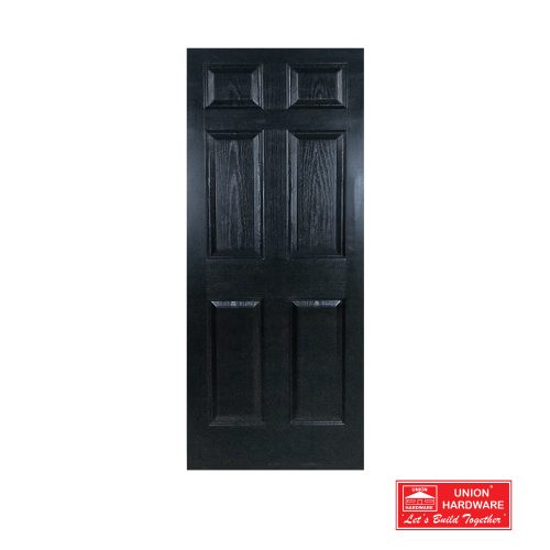 FLUSH DOOR MB DM 6 PANEL BLACK