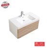 CC MILAN BASIN VANITY SET 900MM OAK WHITE