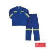 TZ REFLECTIVE WORKSUIT ROYAL BLUE X-LARG