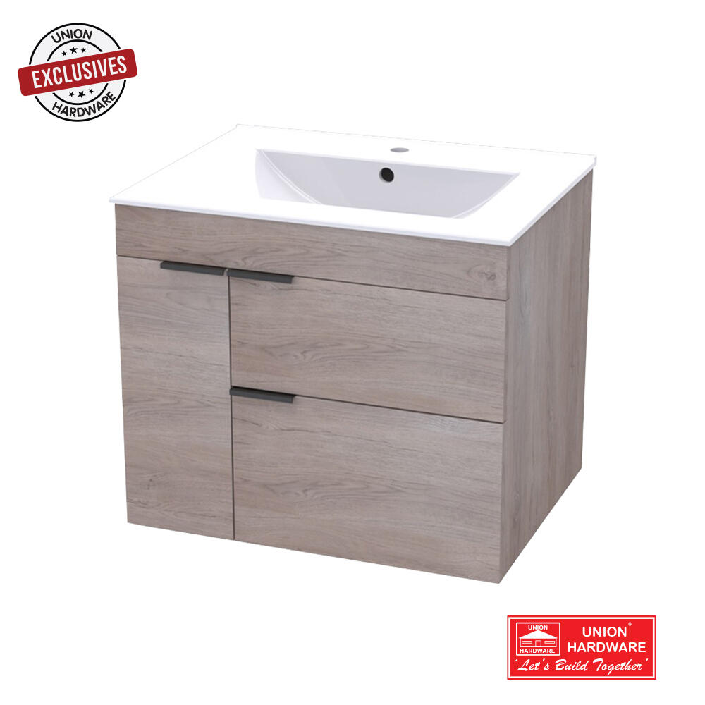MONTERO VANITY BASIN 600 2 DRAW 1 DOOR M OAK