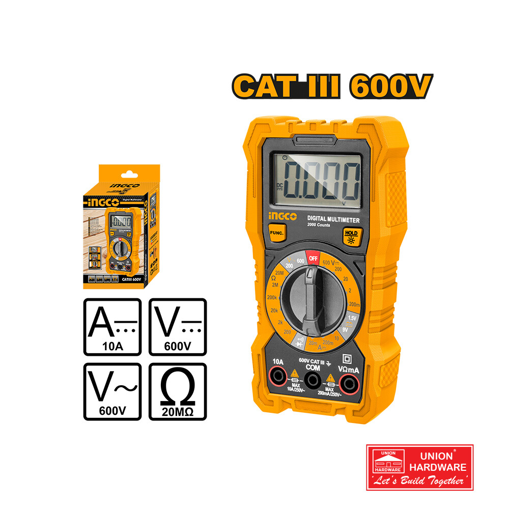 INGCO POCKET SIZED DIGITAL MULTIMETER 20 - Union Hardware - Pomona Branch