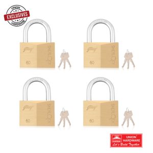 GD 60MM SHER PADLOCK PRO 4IN1 CK EB 7196