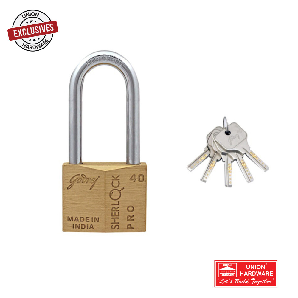 GD 40MM SHER PADLOCK PRO LONG SHACKLE