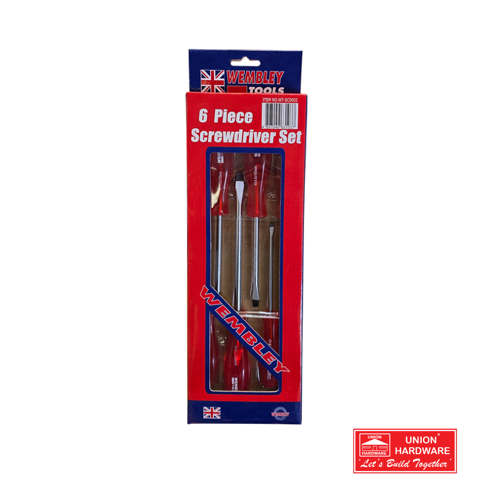 WEMBLY S-DRIVER SET 6PCE BL-TIP