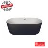 DD KUNENE WW BATH TUB IOF GLOSS BLACK SRB051IOFBLK