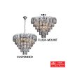 BST PEN027 POLISHED CHROME +CRYSTAL PEND