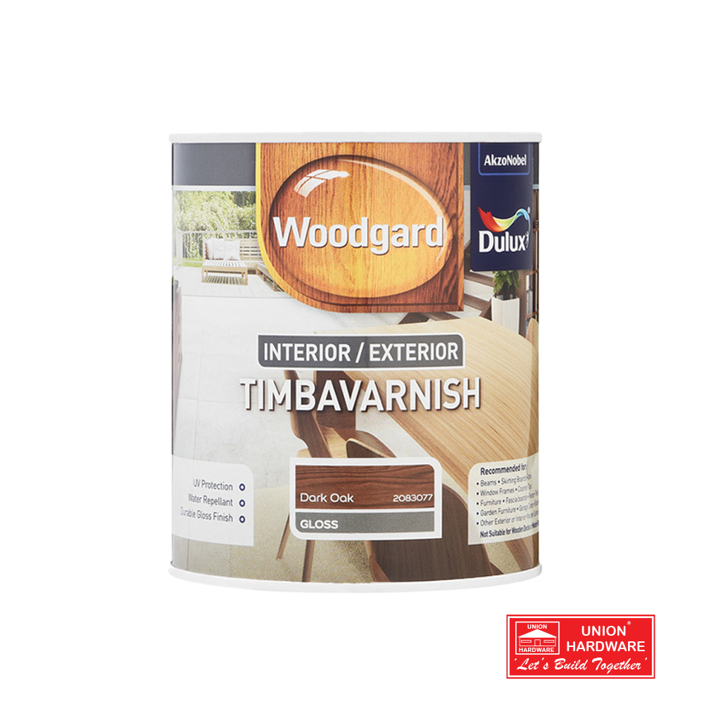 DULUX WOODGUARD INT EXT DARK OAK 1L