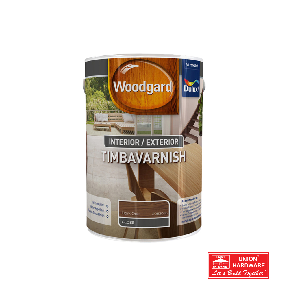 DULUX WOODGUARD INT EXT DARK OAK 5L