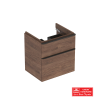 GEBERIT SMYLE SQUARE VANITY 2 DRAWERS HICKORY