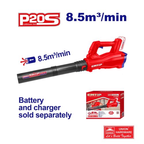 EMTOP CORDLESS BLOWER 8.5 M3 NB