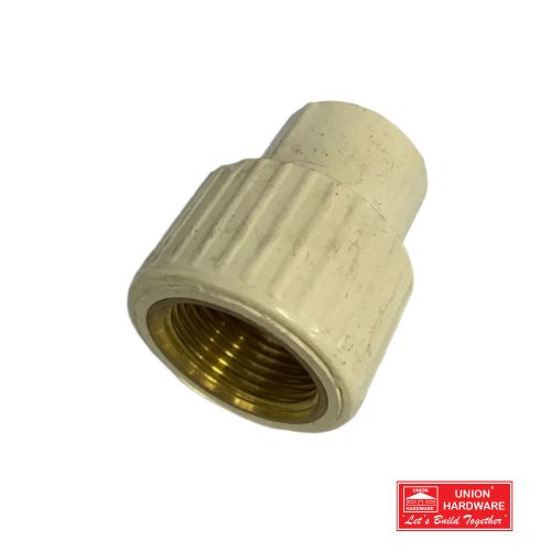 CPVC FEMALE ADAPTOR BRASS 20MM X 3/4