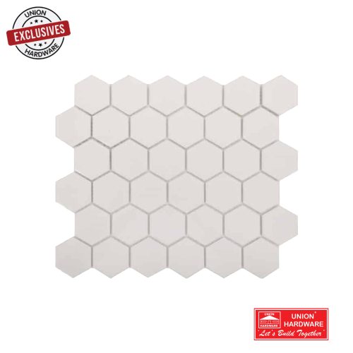 DJ HEXAGON WHITE GLOSS 325X281