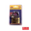 PADLOCK GEMLOCK BRASS 63MM