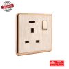 AKKOSTAR 13A SWITCHED SOCKET GOLD