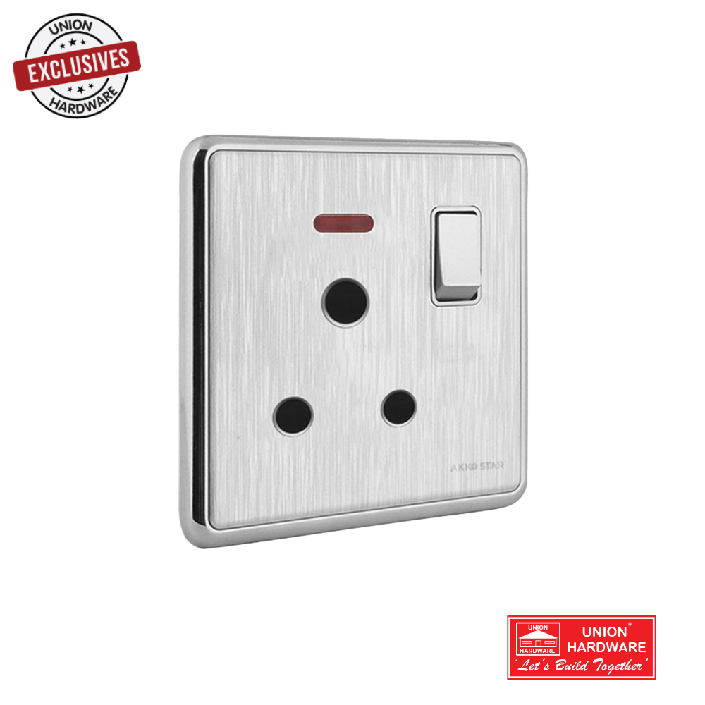 AKKOSTAR 15A SOCKET SILVER