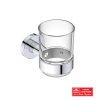 BB 2332  GLASS TUMBLER WITH HOLDER CHR