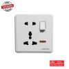 MULTIFUNCTION  SOCKET 2 PIN+ 3 PIN 4076