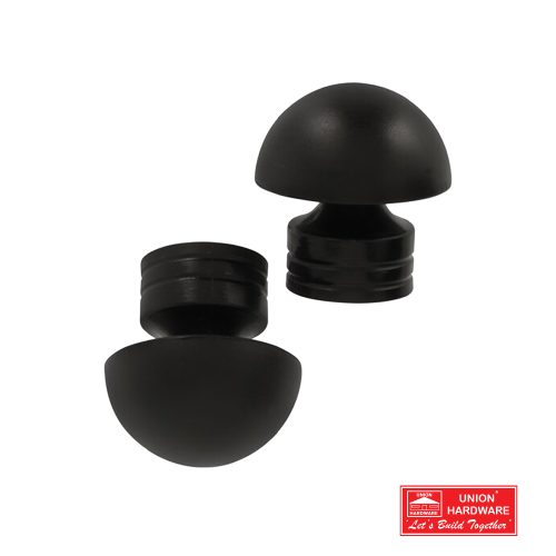 KC FINIAL ANNENE 25MM BLACK 2 P/PACK