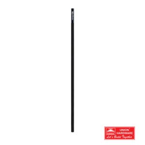 KC POLE W/IRON BLK 25MM 3.5M