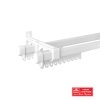 KC NNB WHITE C DOUBLE RAIL STEEL PP 1M