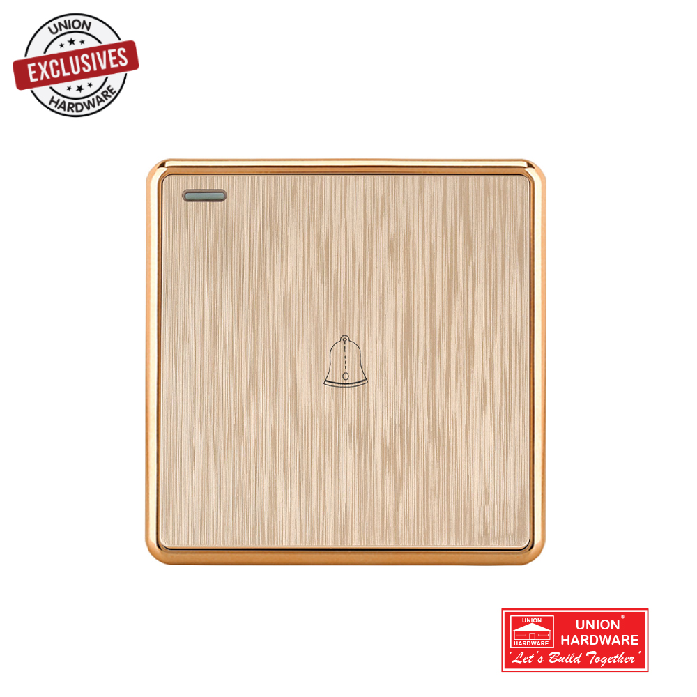 AKKOSTAR DOORBELL SWITCH GOLD