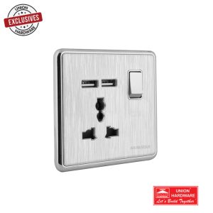 MULTIFUNCTION SOCKET+2USB 4074 AKKO STAR