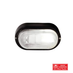 BST OVAL PLAIN PVC BULKHEAD BLACK
