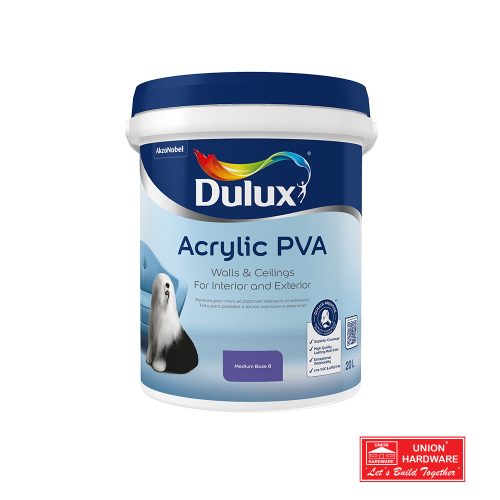 DULUX MM3 ACRYLIC PVA MEDIUM BASE 8 20L