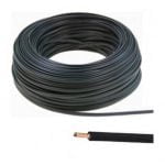 CABLE   SINGLE CORE   BLACK   4MM PER ME